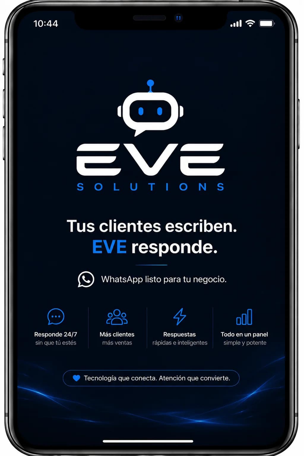 Tus clientes escriben. EVE responde.